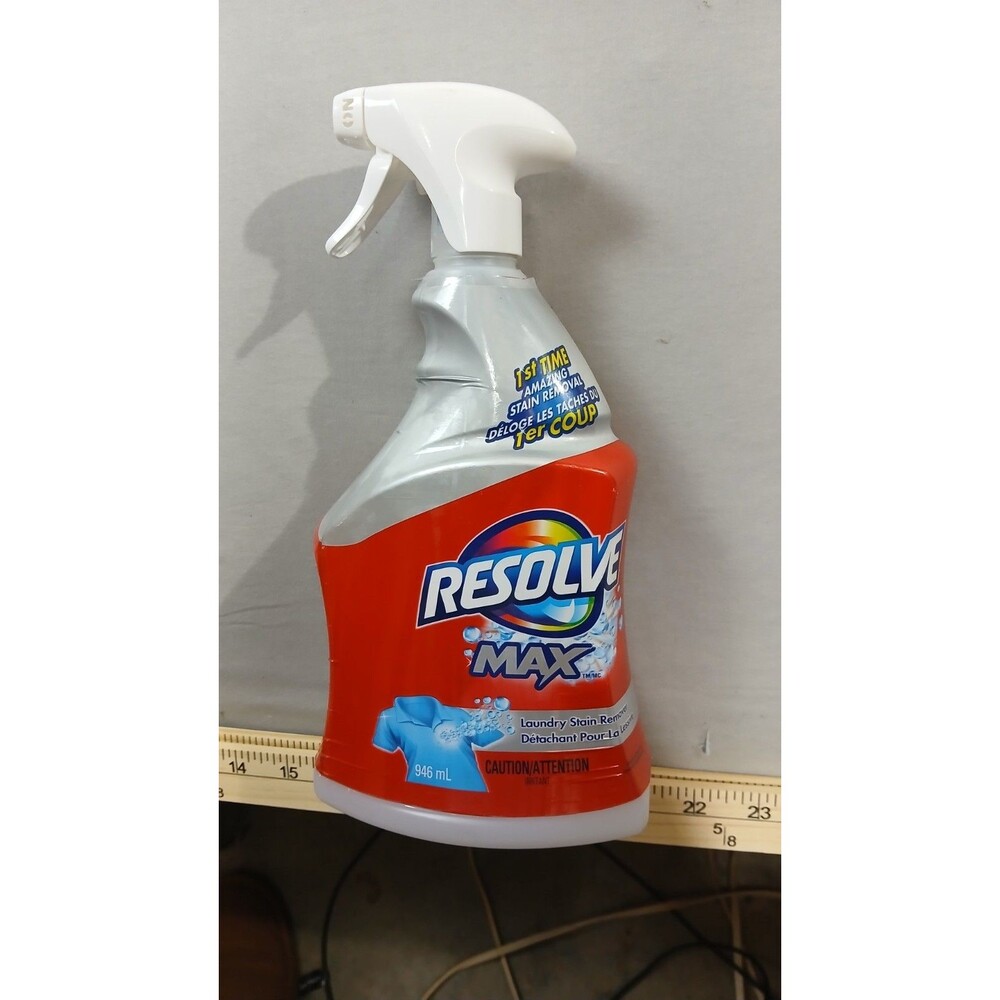 DISCONTINUED Resolve Max Laundry Stain Remover 946mL Spray - New Old Stock Rare
